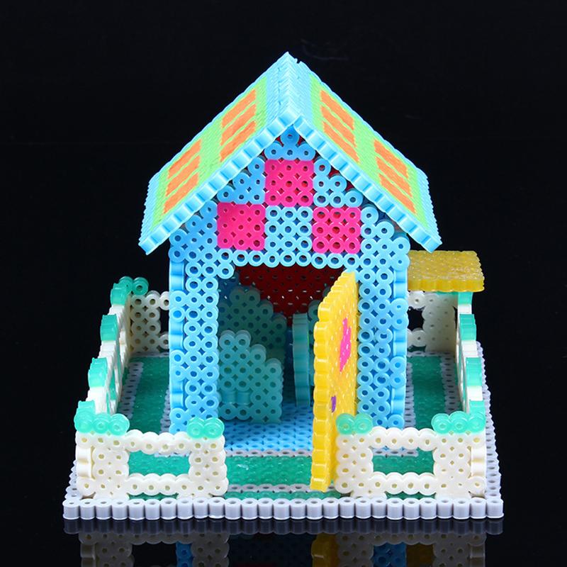 Toy Perler Kit 5Mm/2.6Mm Hama Beads 3D Puzzle Diy Toy Kids Creative Handmade Craft Toy Gift 72 Colors 39000Pcs