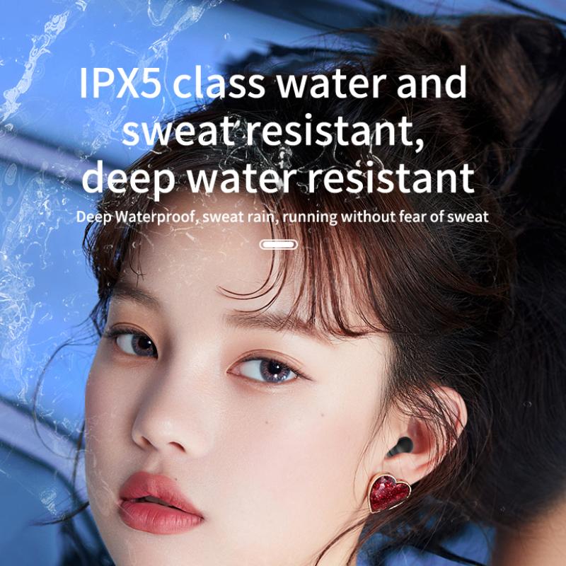 Ultrakleines, kabelloses Mini-Bluetooth-Headset, Erdnussgröße, unsichtbare In-Ear-Ohrhörer, wasserfest, geräuscharm, Hifi-Stereo-Reduktions-Kopfhörer