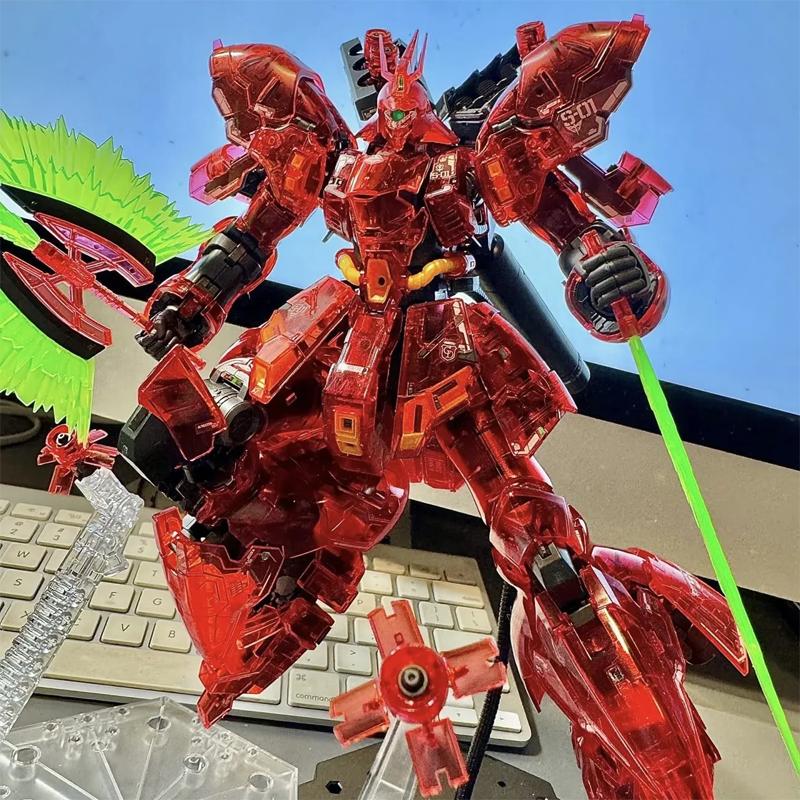 Sazabi RG /144 Cleab Farbe Bunt Transparent Mech Bausatz Actionfiguren Schreibtischdekoration Puppe Jungen Puzzle Spielzeug