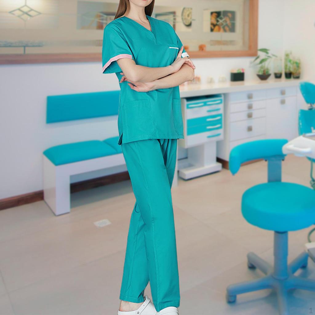 Nursing Set, Scrub Uniform for Men And Women, Practical Clothing