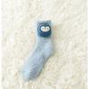 New Non-shedding Coral Fleece Three-dimensional Cartoon Medium Tube Warm and Fleece Home Towel Women's Socks