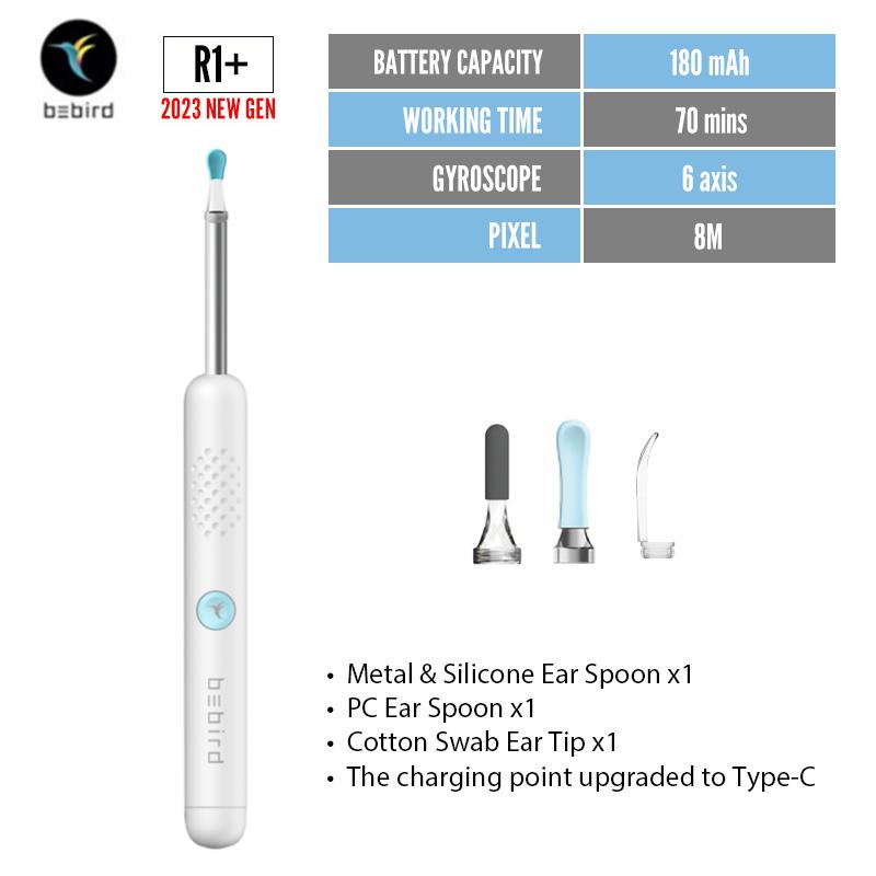

Bebird R1+ R3 T15 M9S Smart-Controlled Visual Ear Cleaner Otoscope Minifit Featuring 3.5Mm Ear Camera Ear Wax Remover Kit For Ear Health Health