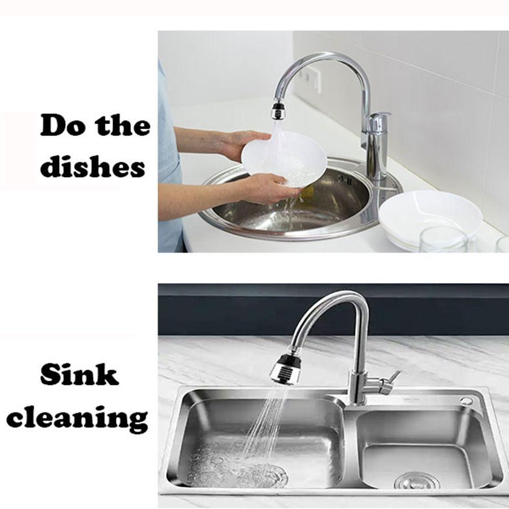 Water Saver Pressurized Faucet Head 360° Rotating Anti-Splash Sprayer Kitchen Sink