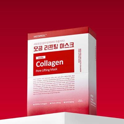 Red Lacto Collagen Pore Lifting Mask (10 Sheets)
