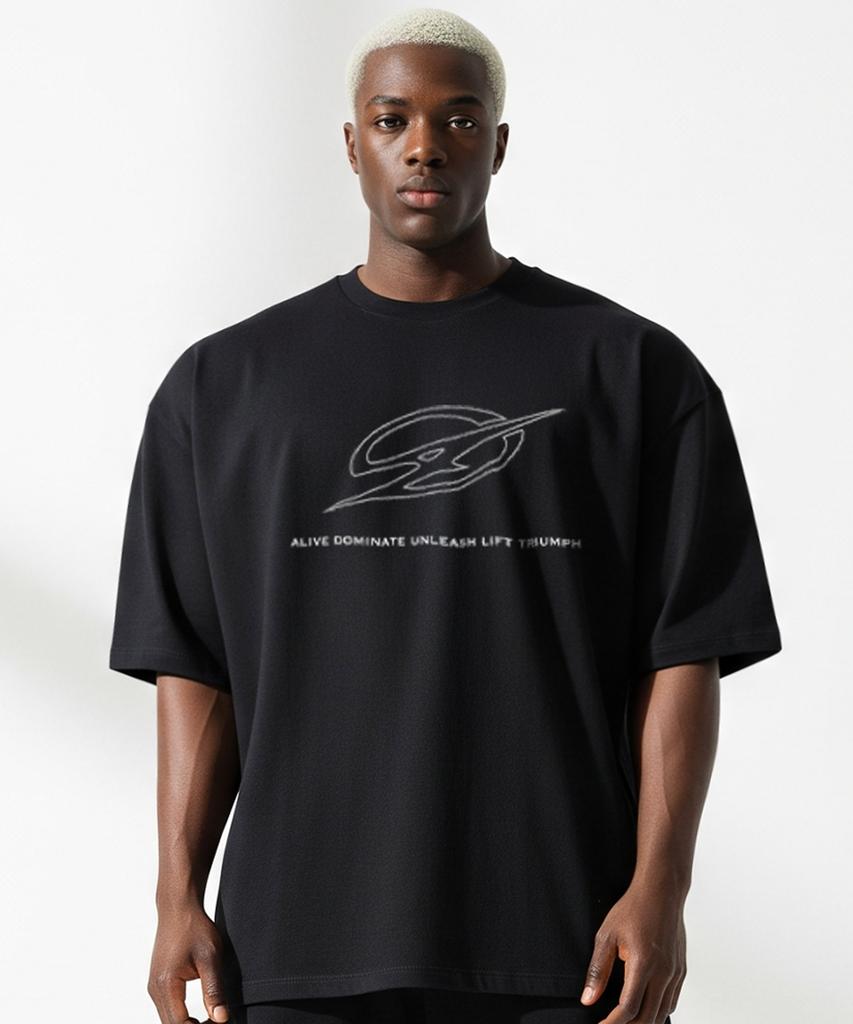 Eodeolteuonli Slogan Big Logo Oversized Short Sleeve (2 Colors)