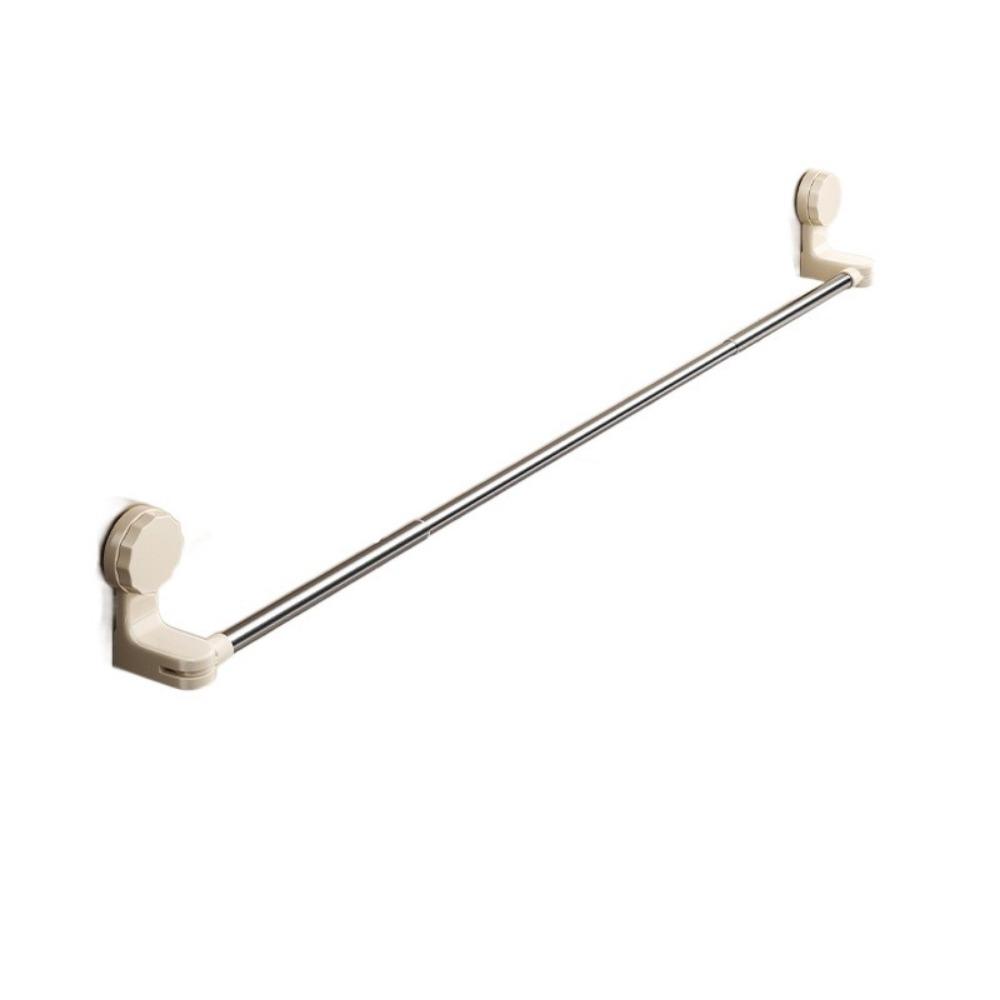Wall-Mounted Suction Cup Towel Rack Waterproof Shower Slipper Hanger Bathroom Towel Rod  Kitchen