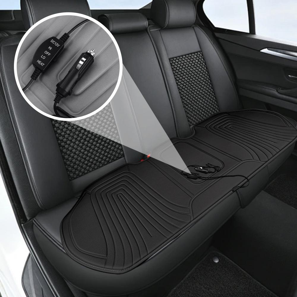 Heated Car Seat Cover 12V Seat Cushion Car Heating Cushion Winter Heated Seats Car Seat Warmer  For Front/Rear Seats Cardriver