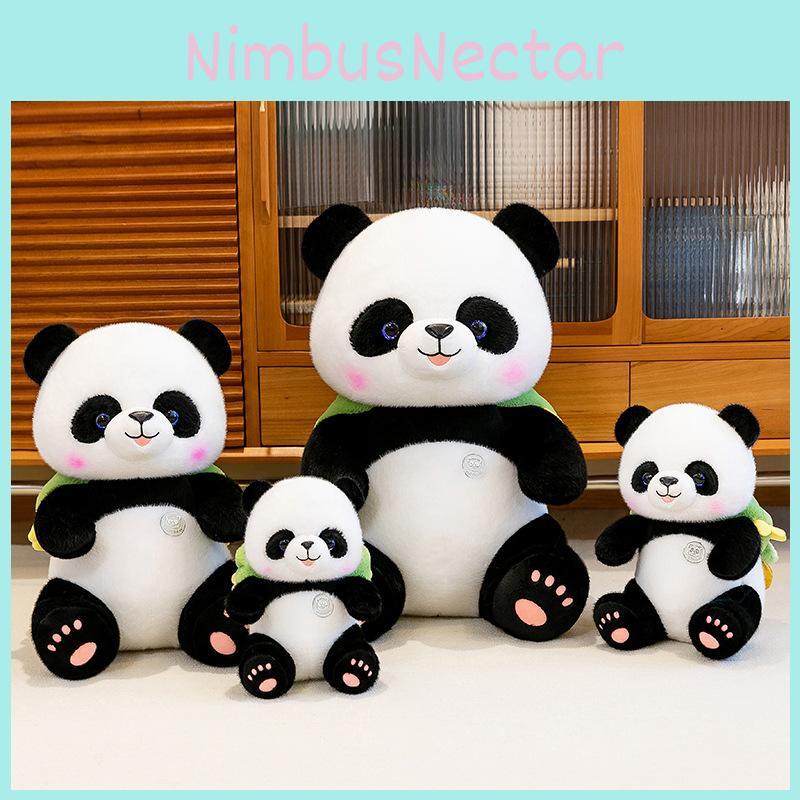 Panda Dragon Hat Plush Toy Animal Stuffed Doll Kids Gift Bedroom Decoration