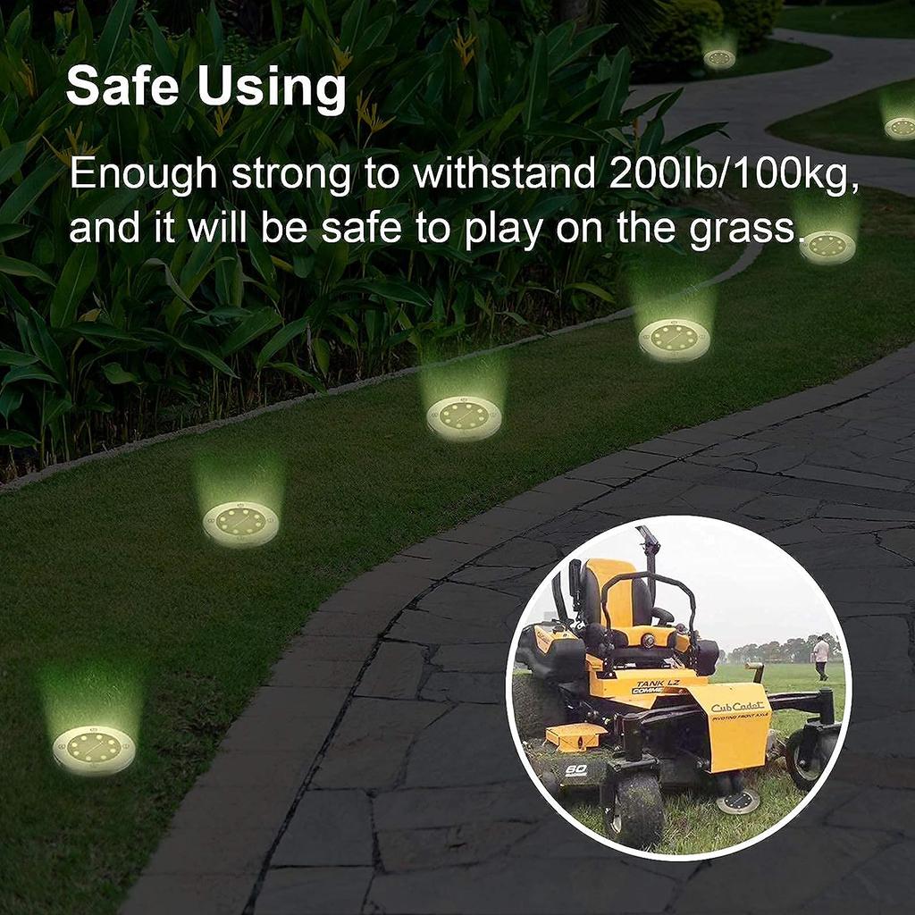 Solar Power Disk Licht Outdoor Garten Solar Unterirdischen Licht Deck Licht Scheinwerfer Begraben Solar Led Lampe Garten Decor
