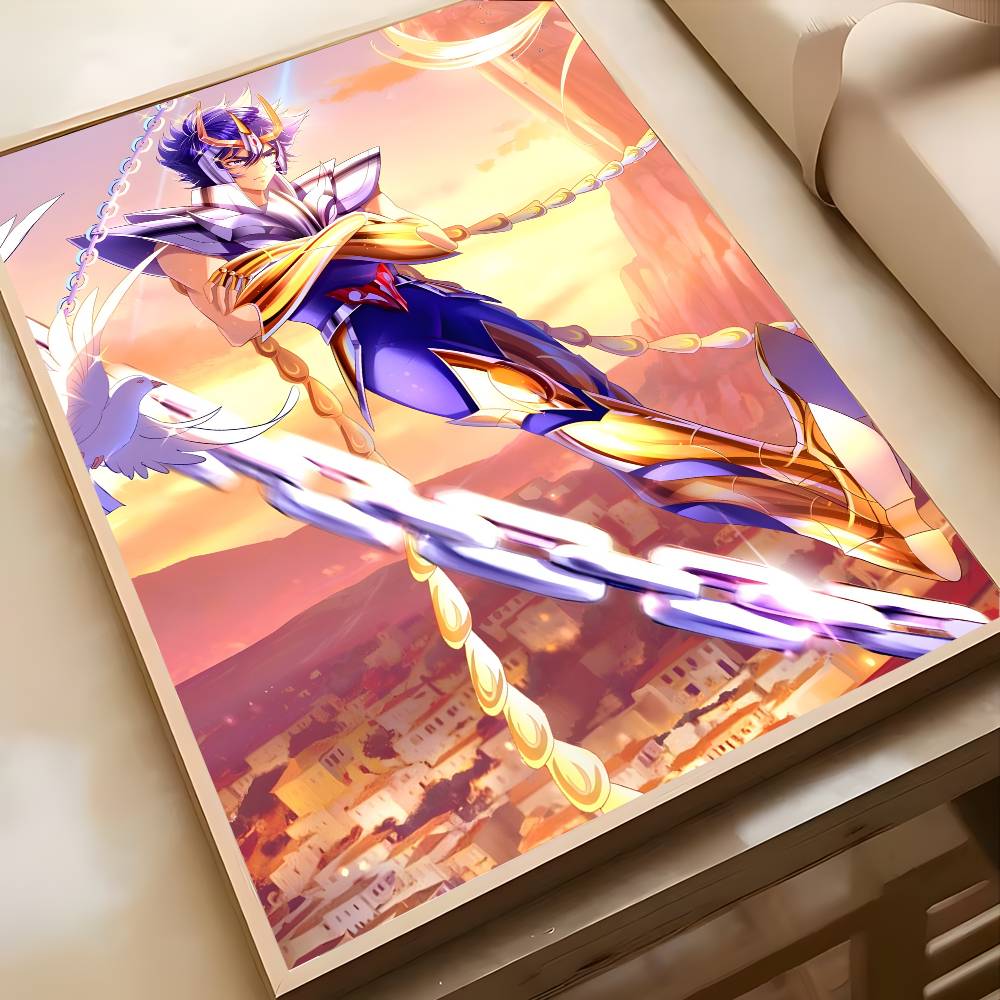 Saint Seiya Poster High-definition Art Sticker Self Adhesive Waterproof Home Decoration