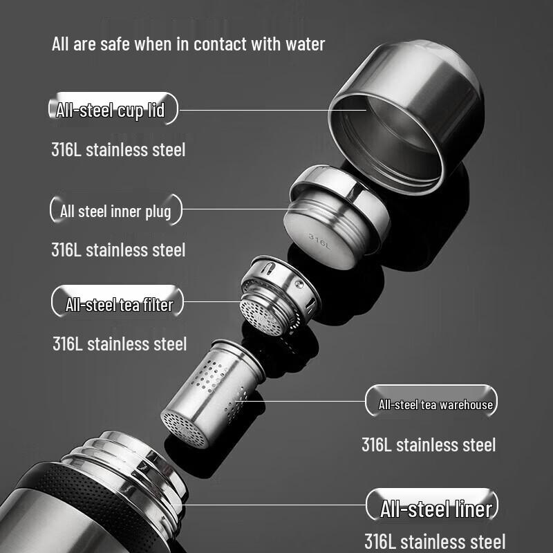 Fuguang 316L Stainless Steel Tea Infuser Thermos