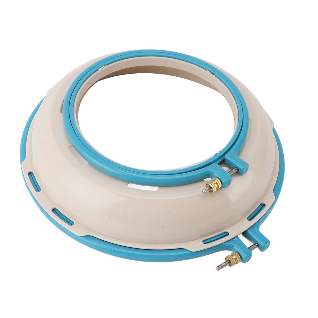 Embroidery Stand Hoop 16.5cm 25cm Double Sided Punch Needle Stand Hoop Frame for Cross Stitch