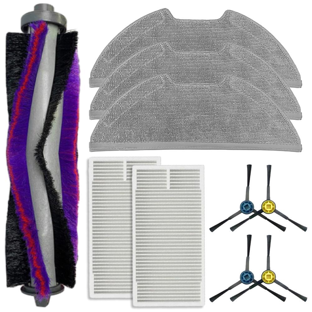 For M9 For Eureka NERE10s E10S For Obode A8 Main Side Brush Filter Mop Cloth Kit Vacuum Cleaner Spare Replacement Parts
