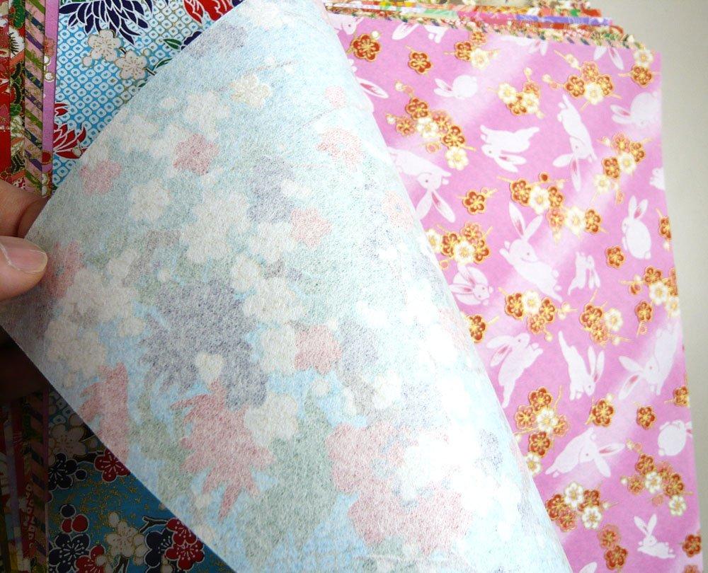 Kawasumi Washi Chiyogami Yuzen Washi B4 Size x 20 Sheets Type B Approx. 25.7 36.4cm