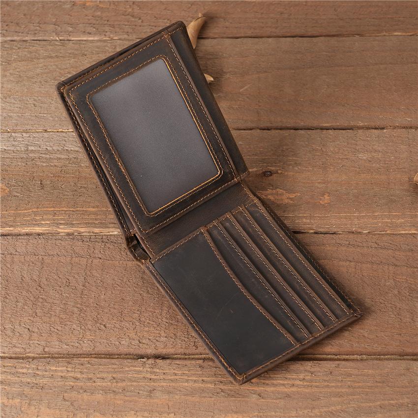 

Кожаный кошелек, бумажник, держатель для 11 карт, короткий кошелек с застежкой-молнией, модный