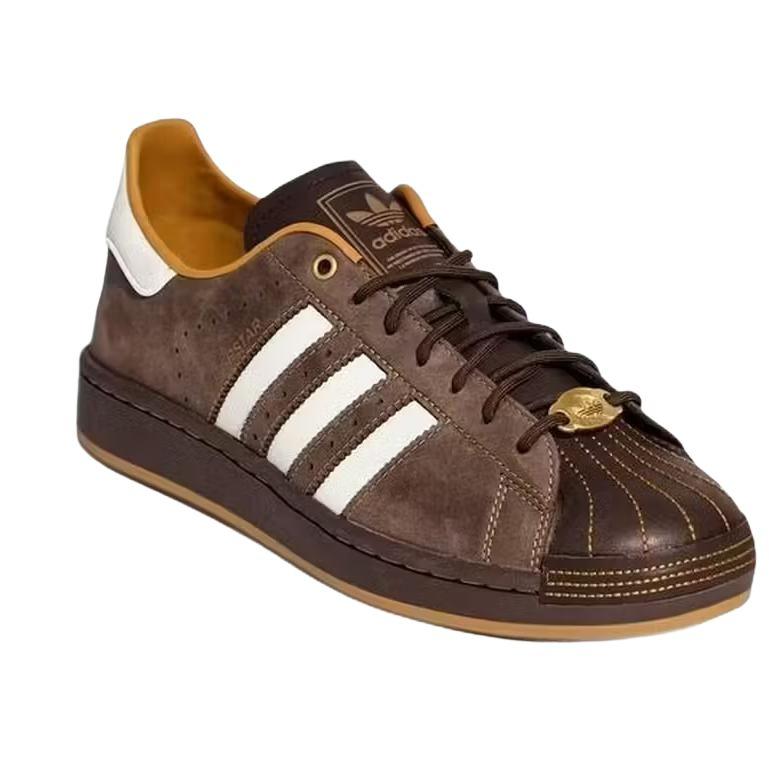 adidas Originals Superstar 2 Comfortable Classic Low-Top Sneakers Unisex Sneakers Dark-Brown HP7108
