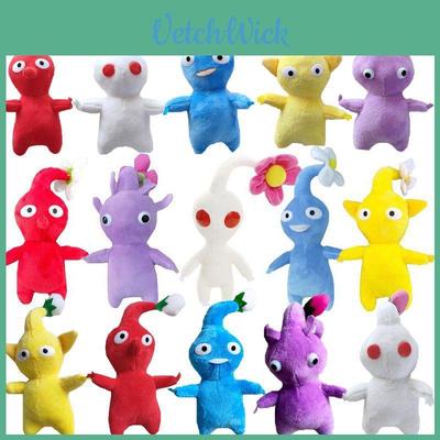 Adorable Game Pikmin Plush Toy For Kids Featuring Soft Stuffed Doll Design