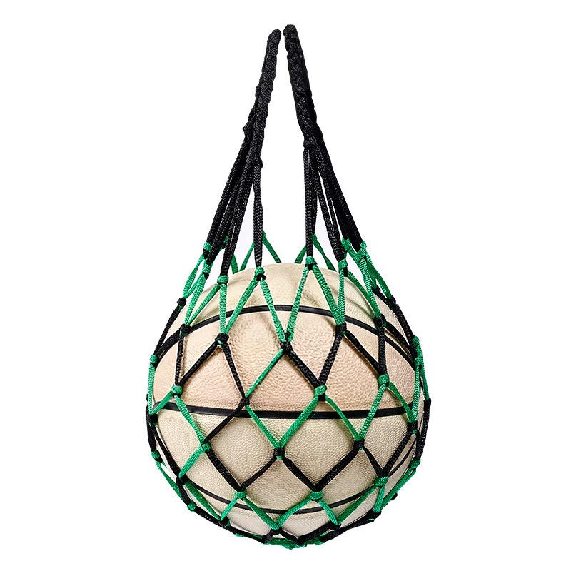 Football Net Bag Nylon Bold Storage Single Ball Carry Portable Equipment Outdoor Sports Soccer Basketball Volleyball
