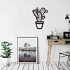 1pc Cereus Metal Cactus Wall Art Modern Metal Wall Sculpture Stylish Cactus Design Elegant Wall Decor for Contemporary Spaces