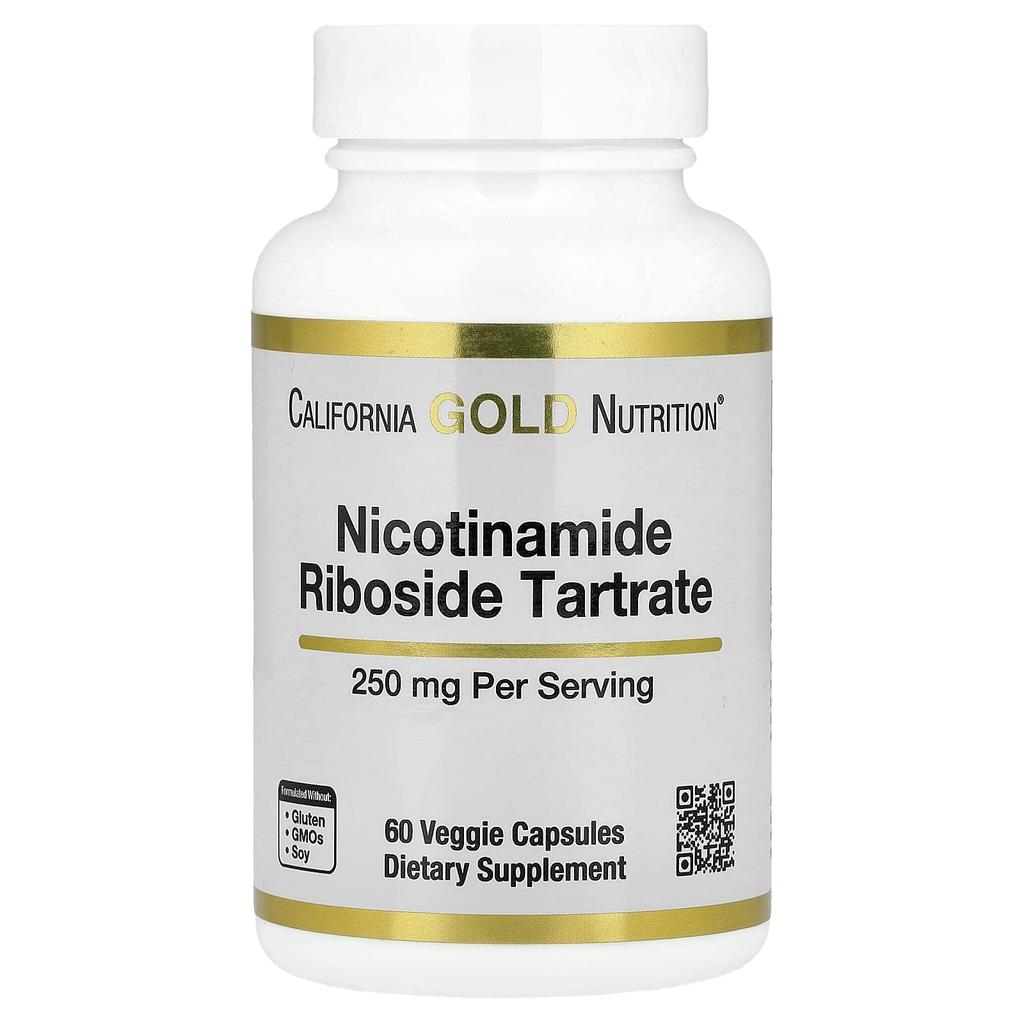 Nikotinamid ribosid tartrát(Č.), 250mg, 60 vegetariánských kapslí
