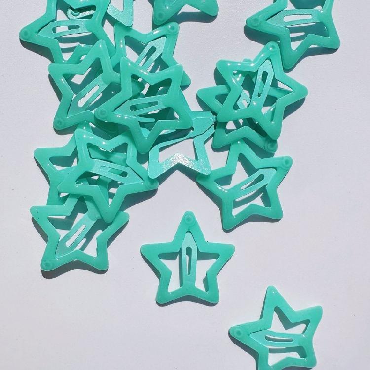 Sweet Girls Snap Hairpins Star Hair Clips Accessories for Lady Women Girls
