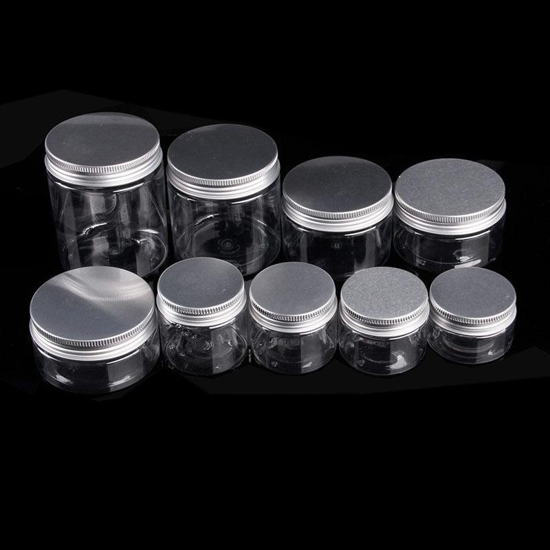 50ML-250ML Aluminum Cap Cosmetic Tin Pot Lip Balm Jar Containers Oil Wax Em