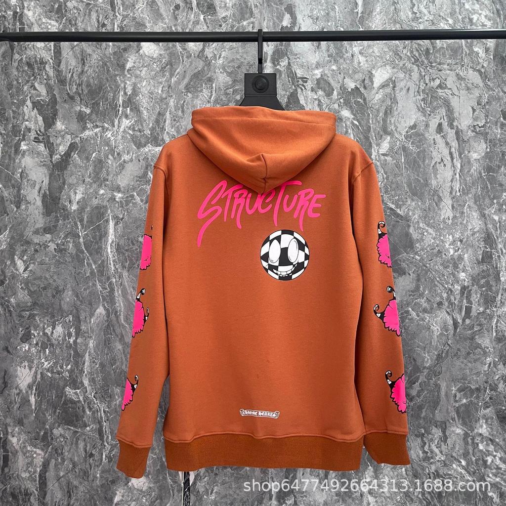 Podzimní/Zimní Klasická Mikina s Kapucí Unisex s Graffiti Potiskem