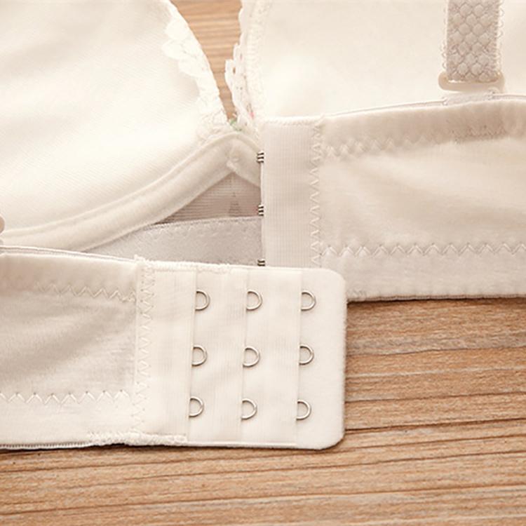 Bras for Women Brassiere Push Up Bra Padded Seamless Bralette Panties Floral Wired Breathable Thin Comfy