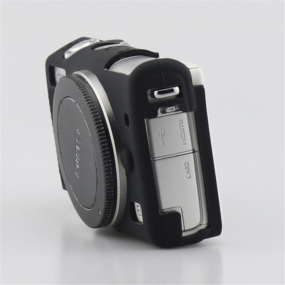 Soft Silicone Armor Camera Body Case For Canon EOS M100 M200 Shockproof Rubber Cover