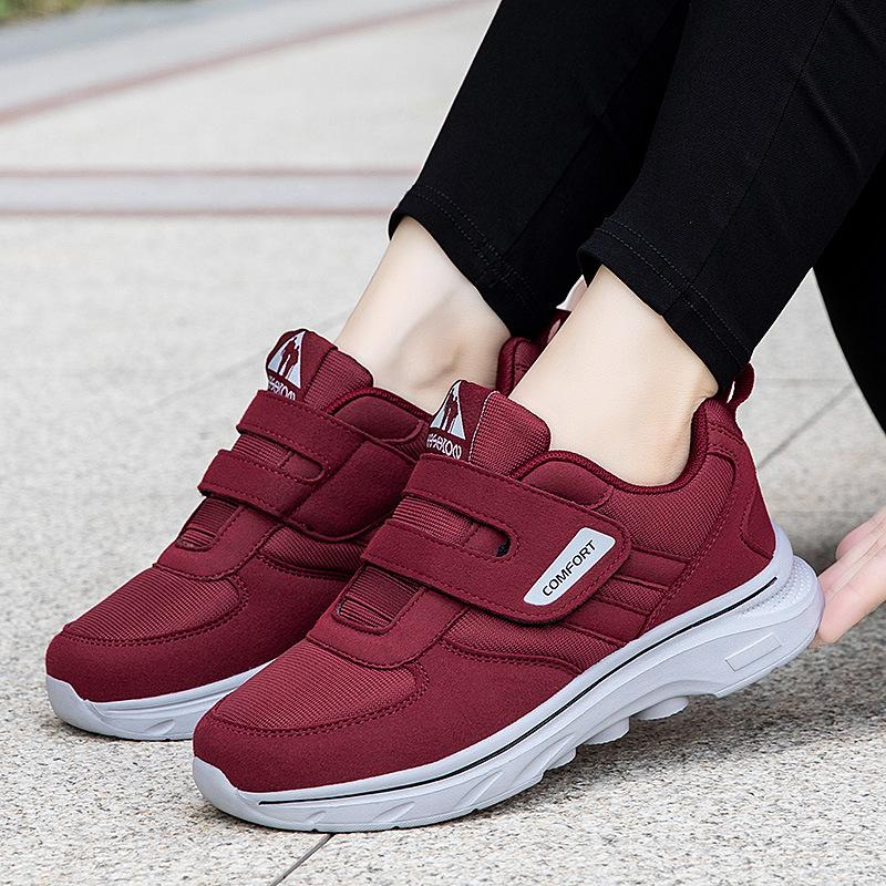 

Пожилая обувь женская осенняя мягкая подошва расширенная и утолщенная обувь для мамы средних и пожилых лет удобная нескользящая повседневная спортивная обувь для ходьбы 41