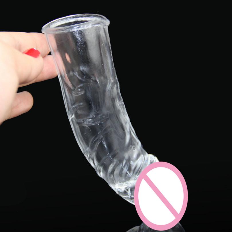Male Extender Delay Condoms Penis Extension Sleeve Reusable for Men, Realistic Penis Shape Sleeve Bold Cock Ring Adult Sex Toys