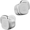 Wireless True Up To Hours IPX5 Wireless Charging Ambient Sound Includes Original Sticker Audio-Technica ATH-SQ1TW2NC GY(E) Noise-Canceling Earphones,
