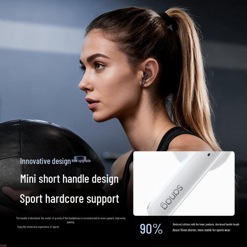 Saina T20S Wireless Semi-in-ear Bluetooth Earbuds