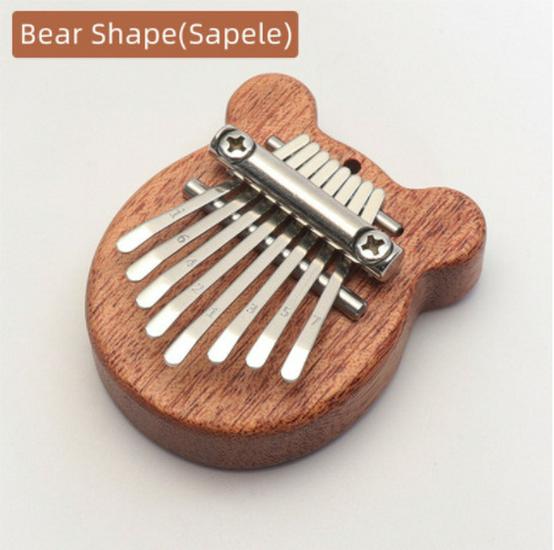 Portable 8-Note Mini Kalimba Thumb Piano for Beginners