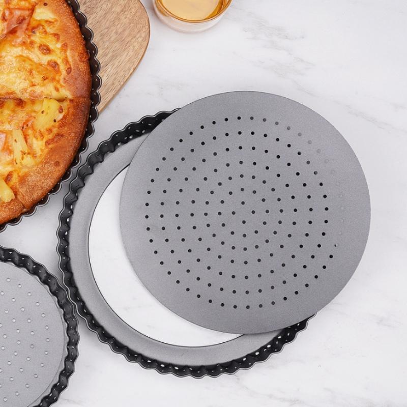 5 8 9 Inch Round Pizza Pan with Holes Steel Nonstick Baking Tray for Oven Perfect for Cheese Pizza