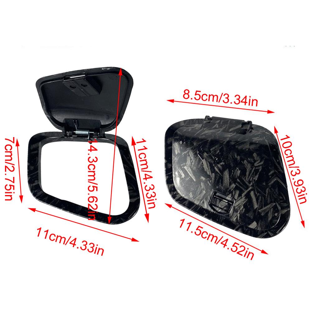 Motorcycle Side Pocket Cover USB Port Charger Compartment Waterproof Cover ForY Amaha N max 155 V2 2020 2025 Accessories