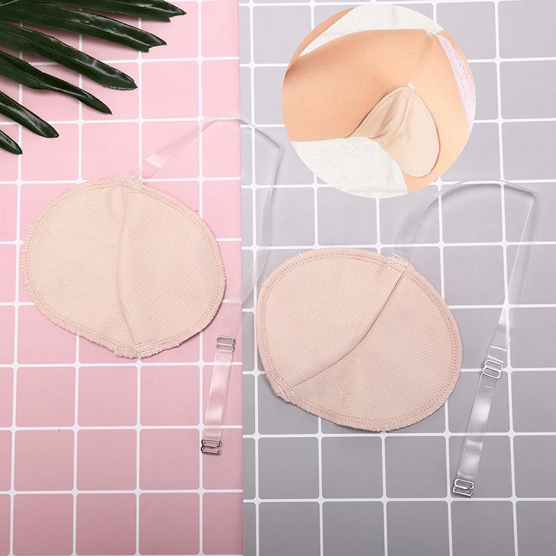 1 Pair Underarm Sweat Shield Pad Washable Armpit Sweat Absorbing Shoulder Strap