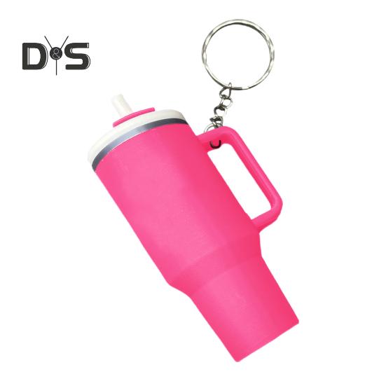 

Съемный брелок-подвеска с бальзамом для губ, мини-подстаканник, компактный дизайн, удобный брелок для переноски, брелок-аксессуар розы красного