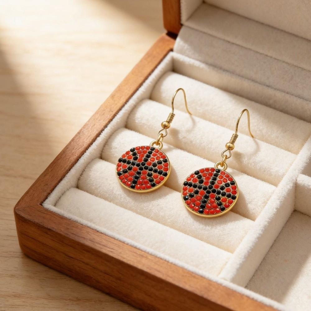 Baseball Sporty Zinc Zinc Alloy Stud Earrings Rhinestone Ear Pendant Jewelry Football Ear Hooks Daily A Basketball