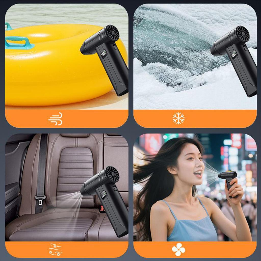 Air Blower 100000Rpm Portable Duster Power Electric Air Blower For Garage Home Camping Outdoor Desk Workshop Cleaning Garden