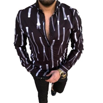 Men's Chain 3D Printed Fashion Shirt