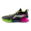 Chaussures de Basketball Li Ning YuShuai 13 Boom Homme Coupe Bas Noir Ébène/Vert Citron ABAQ013-16