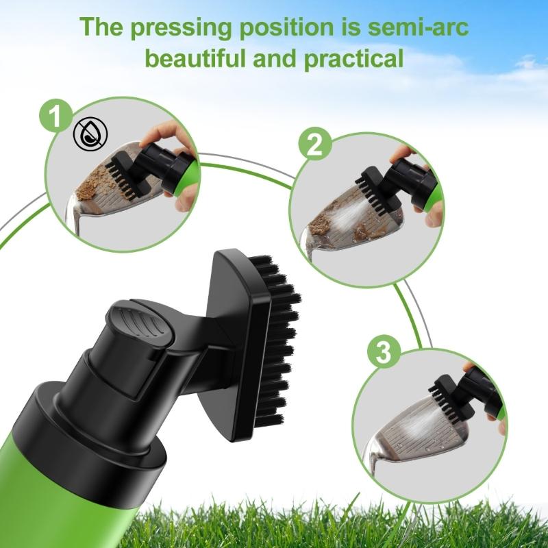 Durability Plastic Golf Club Cleaner Brush Compacts Golf Cleaning Scrubber for Effective Training Gear Maintenance