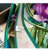 2025 100% Real Silk Square Scarf Women Designer Floral Print Neckerchief Female Luxury Shawl Hijab Bandana Headband