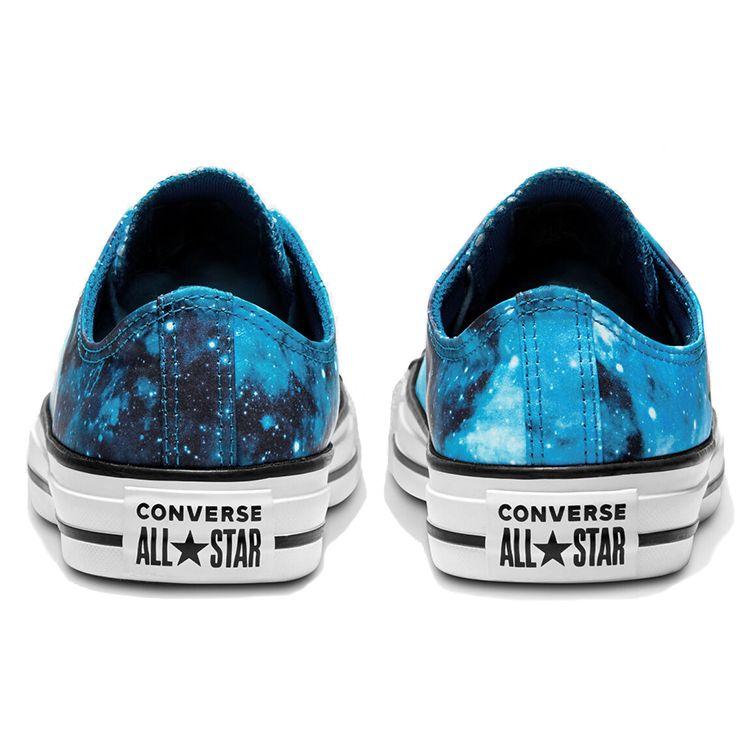 Converse Chuck Taylor All Star Miss Galaxy Low Top Canvas Shoes Women Sneakers Blue Black 565211F