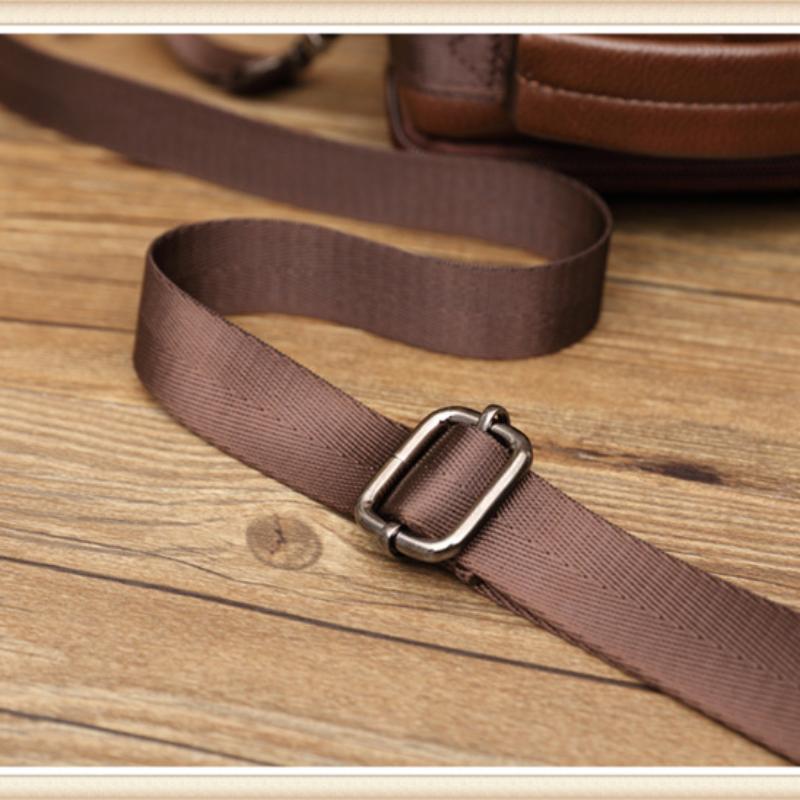 Genuine Leather Men's Messenger Bag 7-inch Mini One-shoulder Small Bag Multifunctional Backpack Cowhide Casual Men's Bag Handbag