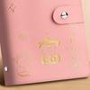 Chinese New Year Money Savings Challenge Binder God of Wealth Style Storage Envelop Savings Challenges Book PU Leather