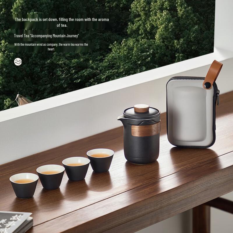 Portable Ceramic Kung Fu Tea Set