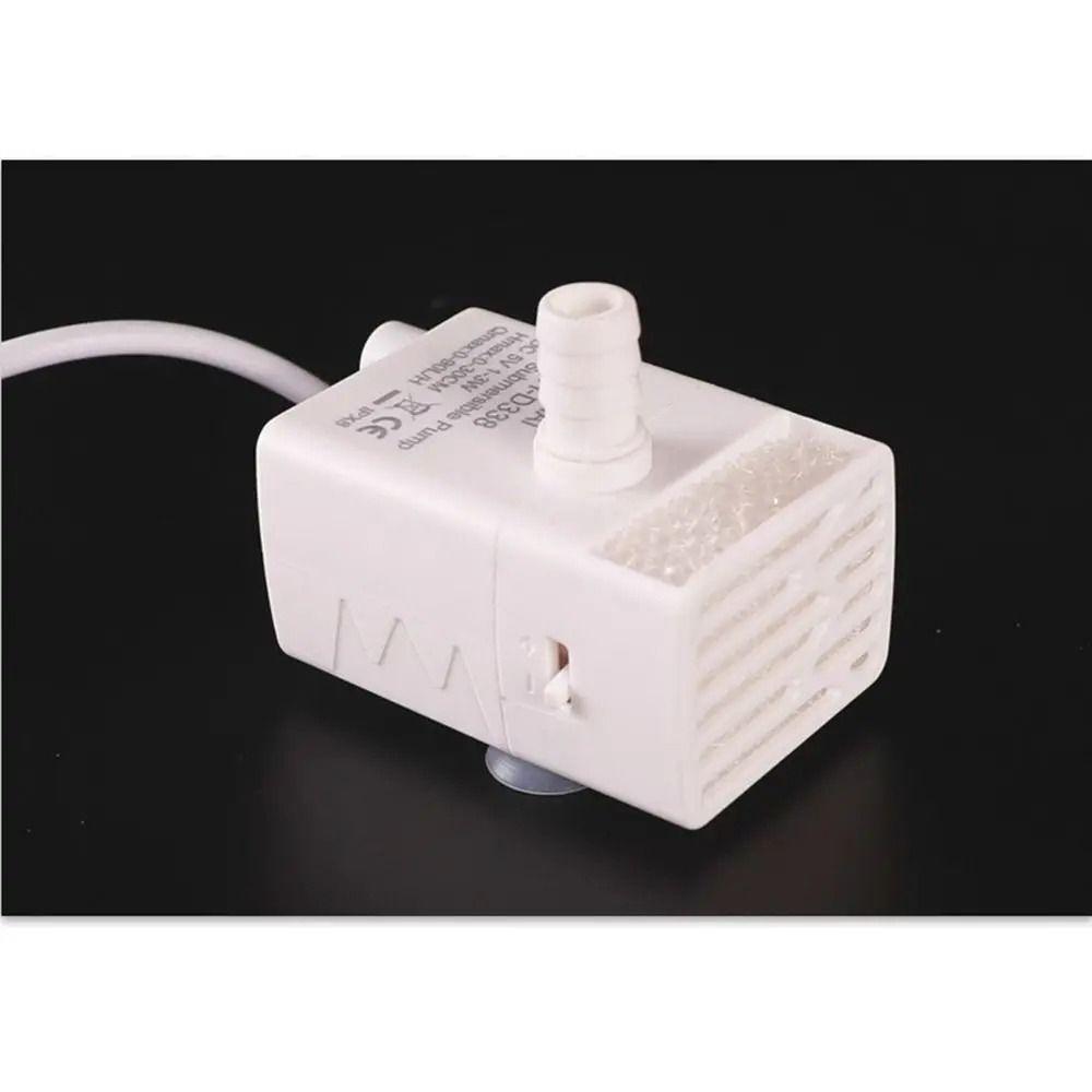 1 buc pompă de distribuire a apei pentru animale de companie ultra-silențioasă, 3 ventuze, pompă de filtrare a apei USB, previne arderea uscată