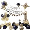 First Birthday Party Balloon Decoration Set with Light Strip for Boys and Girls